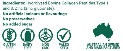 Collagen plus zinc ingredients list